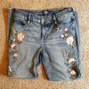 St. John's Bay Embroidered Skinny Leg Jeans